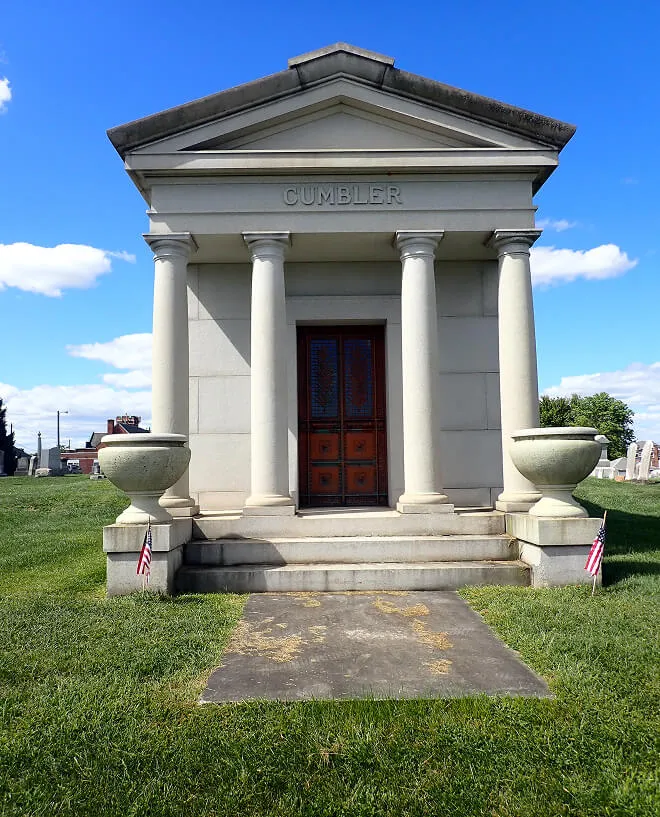Churchville Cemetery mausoleum