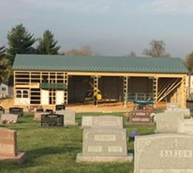Churchville Cemetery Oberline sign