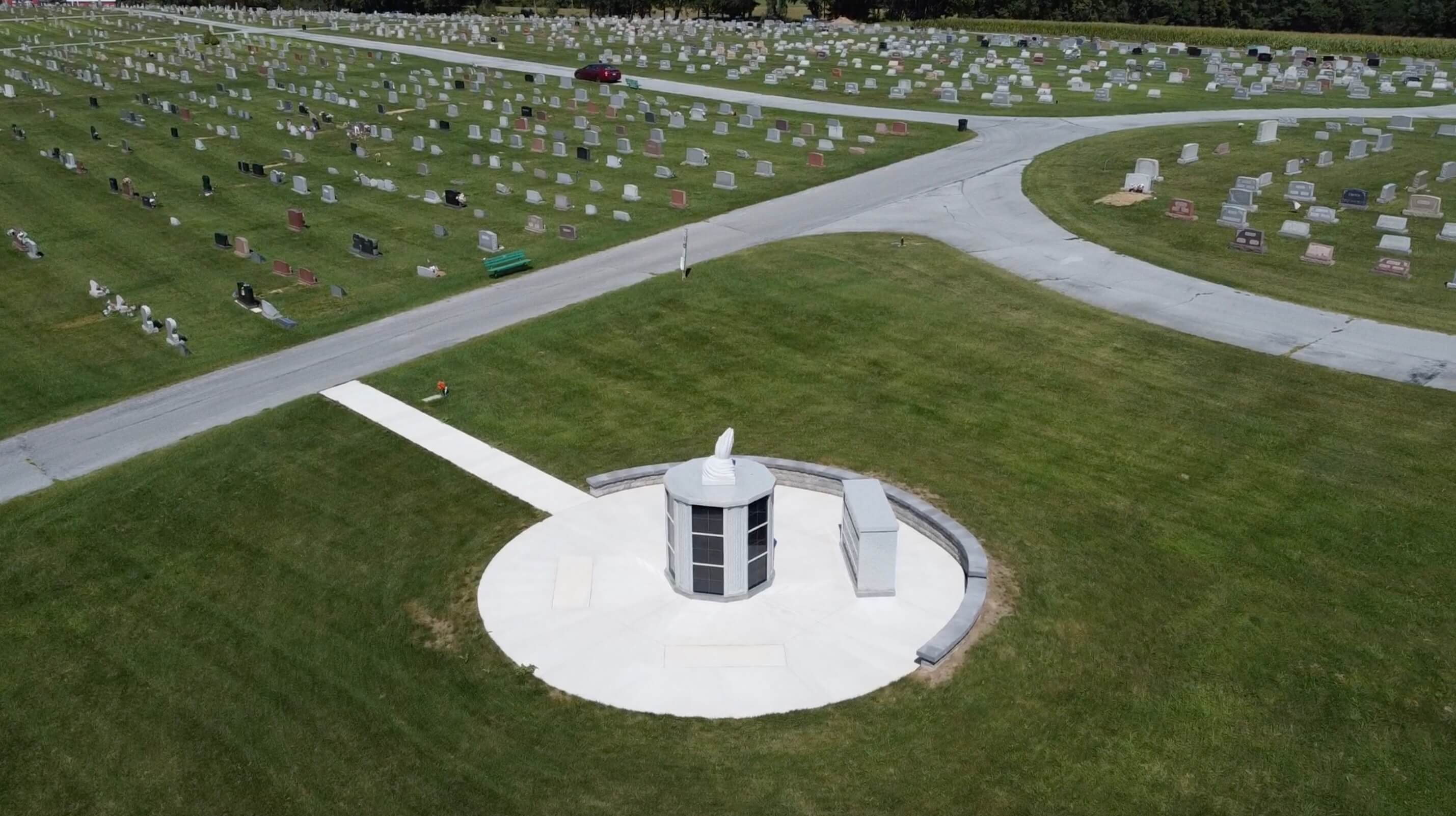 Churchville Cemetery drone video